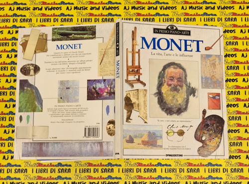 Book libro monet vita - la,