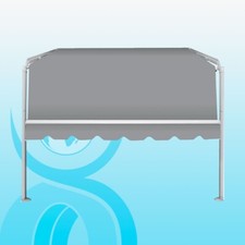 TENDA TENDE DA SOLE MOD DA GIARDINO MINI SP TELAIO 70X34 A CAPANNO SU MISURA