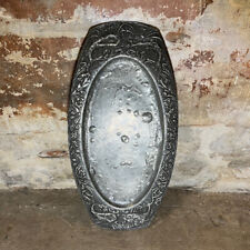 Piatto Da Pesce In Stagno Rame, Decorazione Floreale, Circa 1900