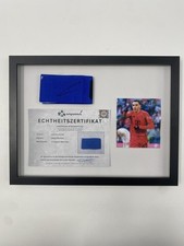 Fascia Capitano MAH Musiala Firmato Im Telaio Bayern Monaco Calcio Autografo