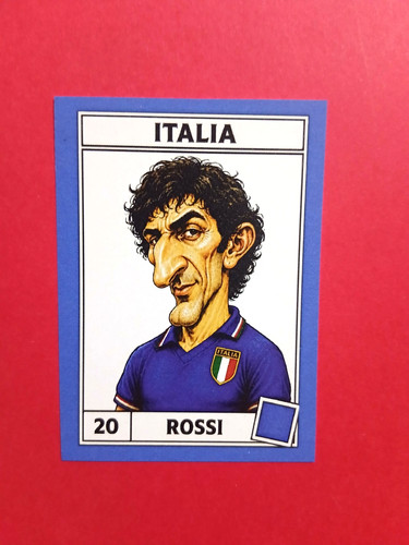 Figurina caricatura calciatori - caricatura,