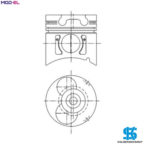 Pistone 99371600 std - std, per