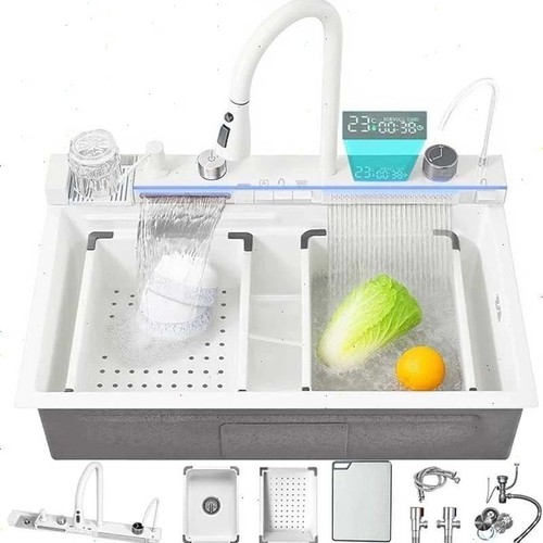 Lavello cucina led - led, bianco