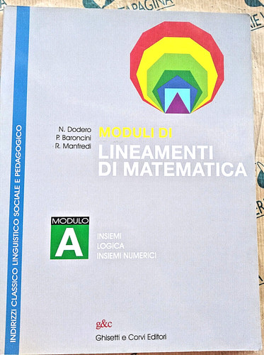 Moduli lineamenti di - moduli,