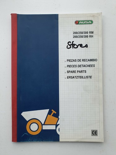 Catalogo ricambi dumper ausa - catalogo,