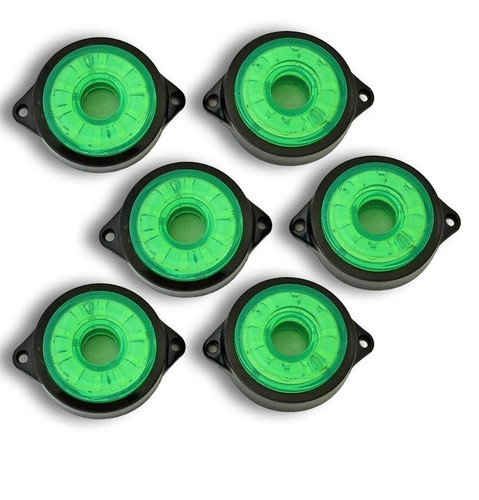 Luci stroboscopiche verdi - 6x,
