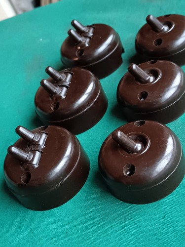 Interruttori epoca bakelite - interruttori, d'epoca