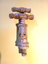 Cavatappi In Legno Epoca