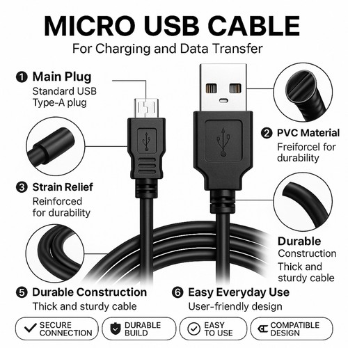 Cavo alimentazione mini usb - mini,