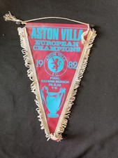 Gagliardetto Pennant Aston Villa European Champions 1982 Finale Bayern Munich