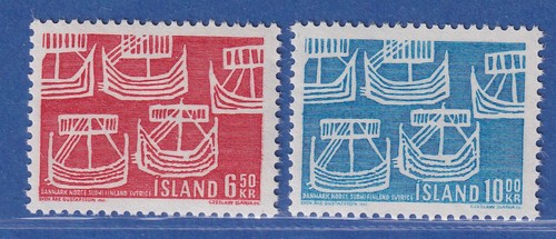 Islanda 1969 cinque - barche, a