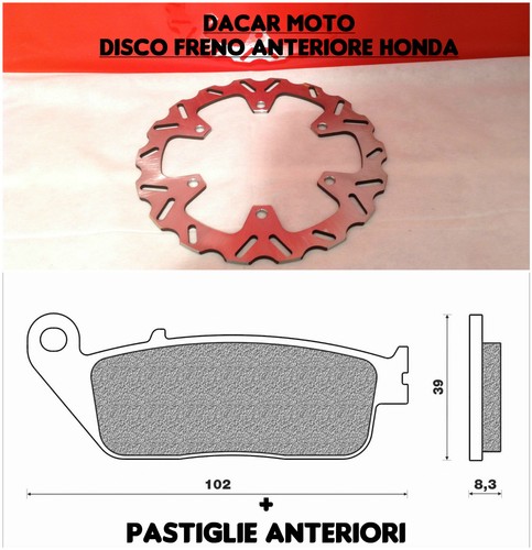 Disco freno anteriore honda - disco,