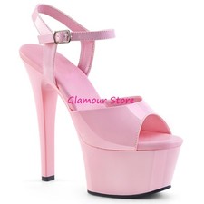 Sexy SANDALI tacco 15 ROSA