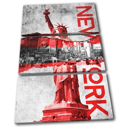 New york torn poster city - torn,