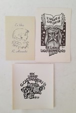 ♥ LOTTO 3 EX LIBRIS LORENZO ALESSANDRI Ugo Zeppegno SURFANTA ANNI 1957 1967 p7