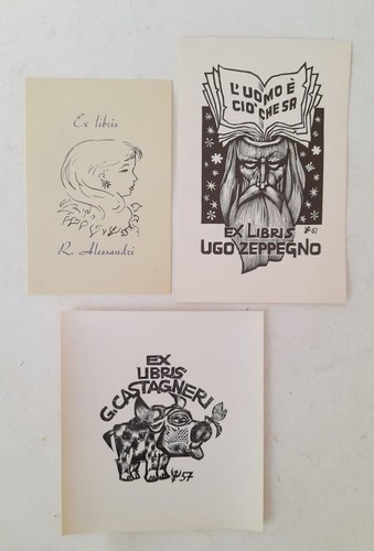 Lotto ex libris lorenzo - 3,