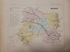Vecchia carta della Marna