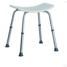 Sedia Sgabello Doccia-Bagno, Anziani Disabili Bambini Altezza Regolabile Antirug