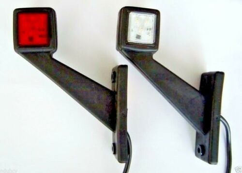 Led rosso bianco paraurti - 2x,