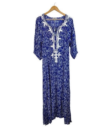 Maxi abito lungo boho - , ricamato