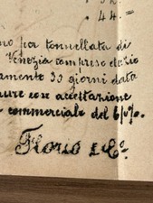 Lettera Florio 1901