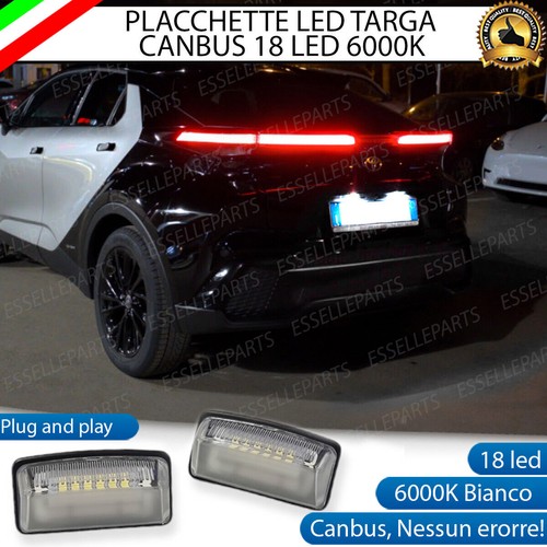 Placchette led luci targa - led, 18