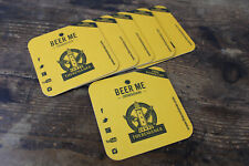 Lotto 6 Sottobicchieri Di Carta Per Birra e BEVANDE ALLA SPINA Sotto Bicchieri