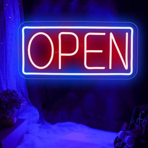 Open luce neon pannello - open,