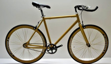 Bici fixed single speed 28 gold personalizzabile