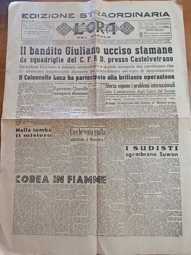 Ora 1950 il bandito - l'ora,
