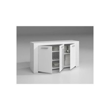 KIT CREDENZA 3 ANTE AMBIT 144X42XH80 CM BIANCO