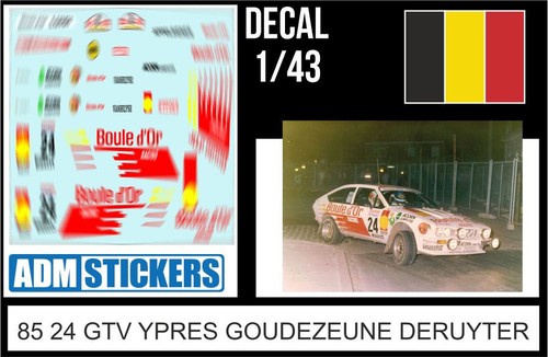 Decal 43 rally - 85,