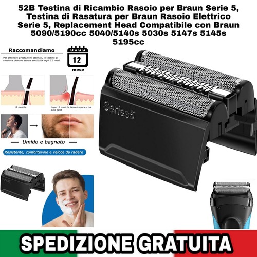 52b testina ricambio - di, rasoio