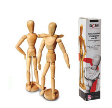 Manichino in Legno 31 cm per Disegnatori Animatori Design Casa DOM Arte Milano
