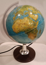Piccolo GLOBO, MAPPAMONDO VINTAGE - PLASTICA - NOVA EDIZIONI RICO FIRENZE, LUCE