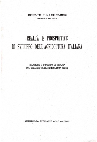 Realtà prospettive di - e,