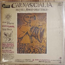 LP CARNASCIALIA  - MINIERI, VIVALDI, STRATOS, BREGA,PAGANI - 1aSTAMPA 1979 - 