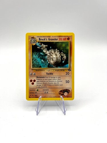Carta pokemon brock - carta, brock's