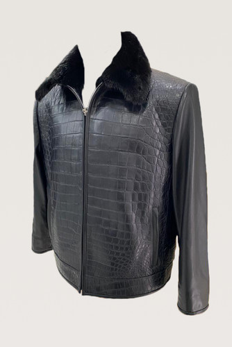 Giacca uomo pelle - , nera