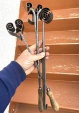 Set 3 Antichi Stampi Pasticceria Forgiati A Mano Per Focaccine E  Dolci