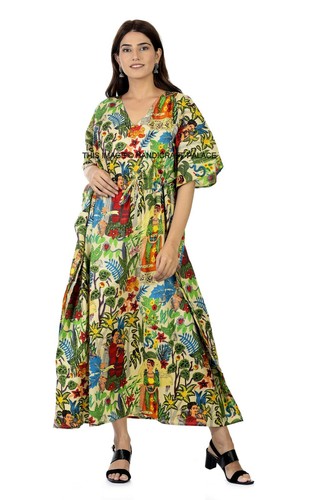 Cotone indiano kaftano - cotone,