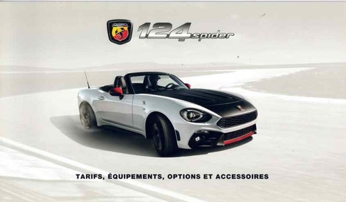 Catalogue brochure abarth - abarth, 124