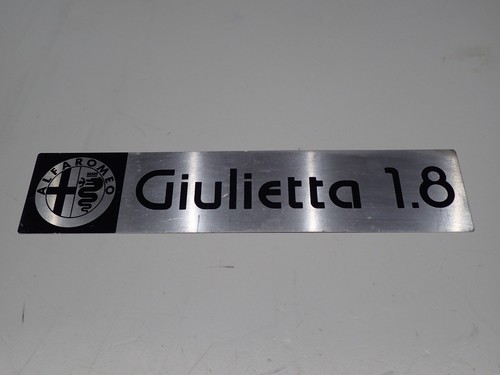 Alfa romeo giulietta cartello - alfa,