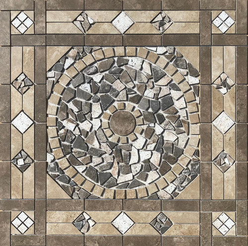 Mosaico medaglione piastrelle