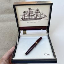 *OMAS VESPUCCI* FOUNTAIN PEN-1994- COMPLETA-LIMITED EDITION-NIB M-RADICA