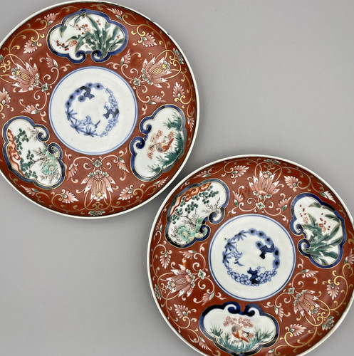 Antica coppia piatti