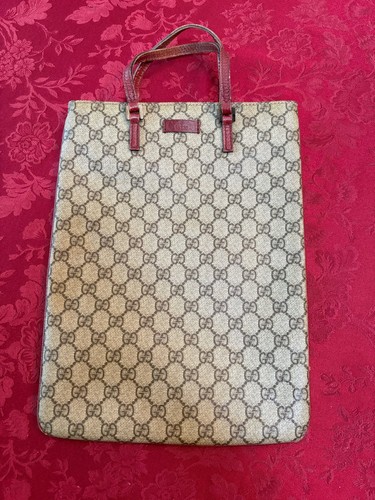 Borsa gucci beige rossa gg - borsa,