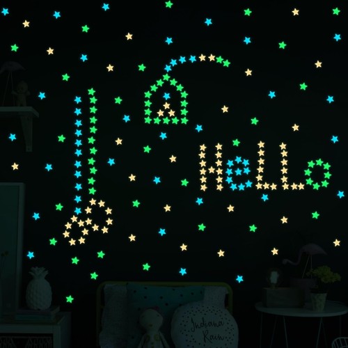 100 pezzi stelle - stelle, luminose