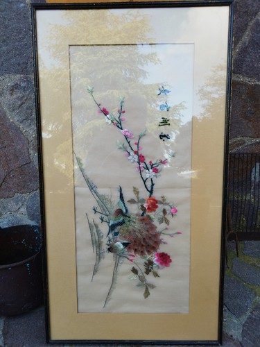 Quadro ricamo mano cinese - a, su