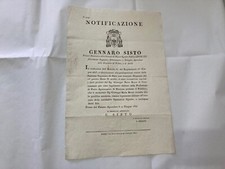 NOTIFICATION POPE LEO XII